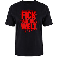 Zeige Details für FICK AUF DIE WELT - SHIRT (schwarz) Bild von FICK AUF DIE WELT - SHIRT (schwarz)
