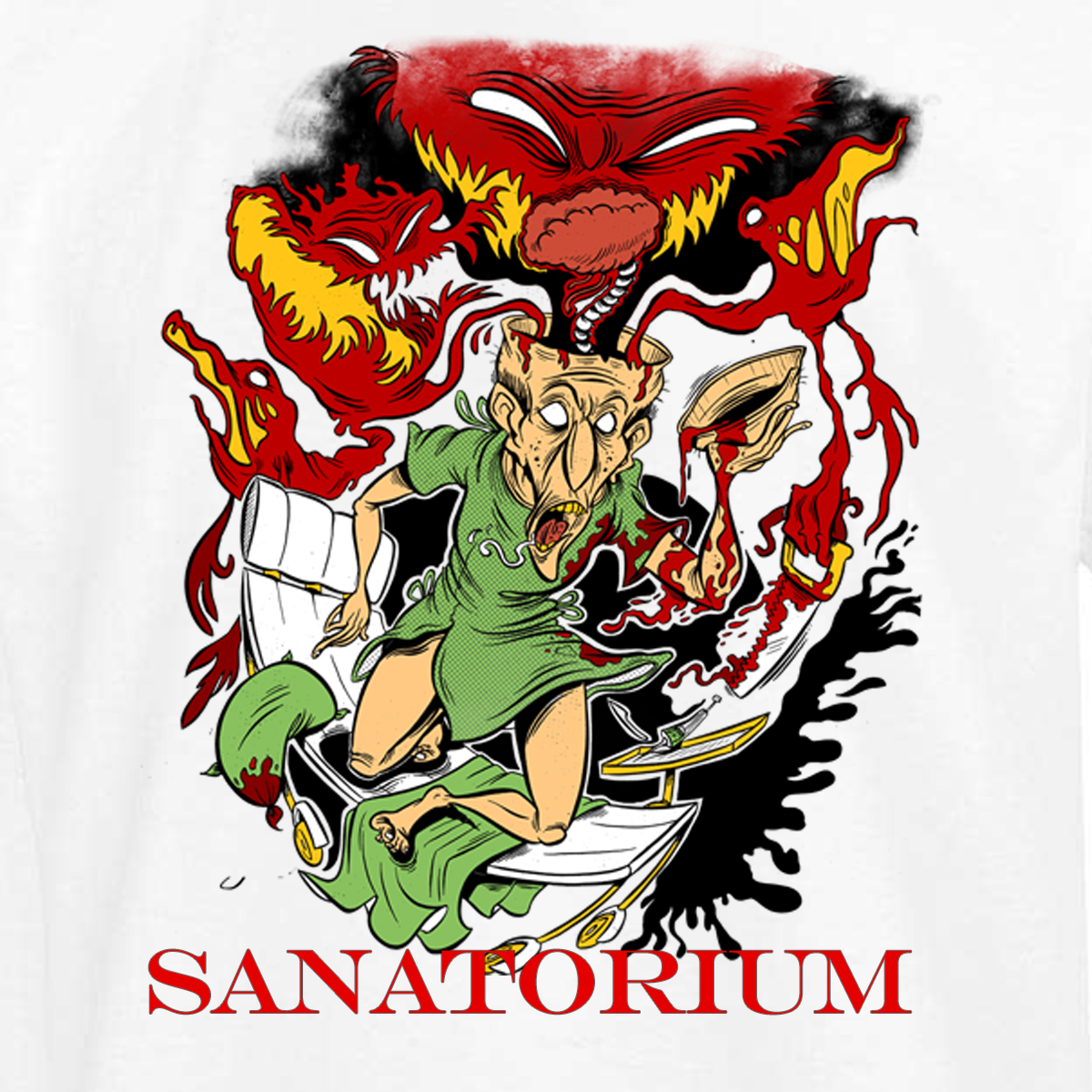 Bild von SANATORIUM - SHIRT [weiß]